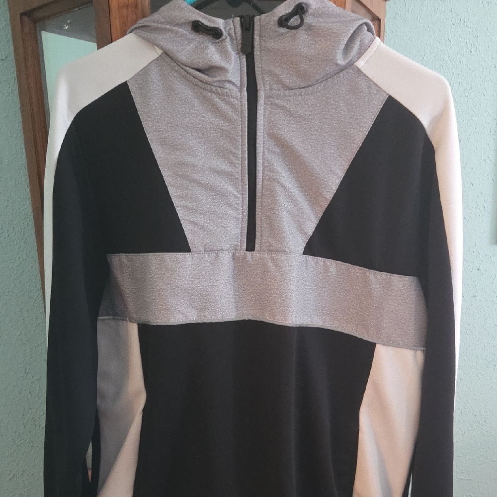 Men's Black and Gray Lightweight Jacket